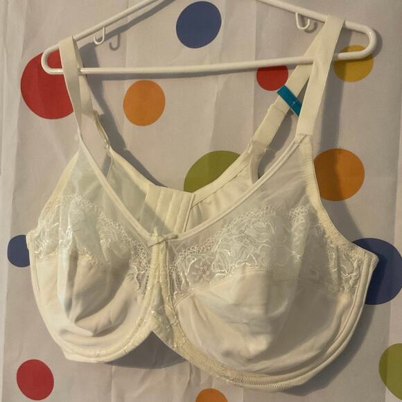 NWT Lilyette Cream Color Underwire Bra Size 44DDD - Picture 7 of 8